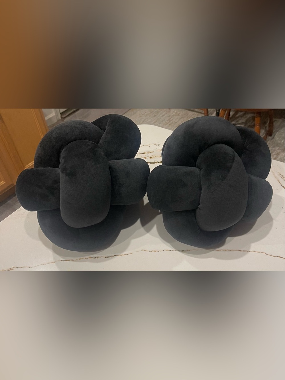 Black Home Essentials Stretch Knot Accent Pillows